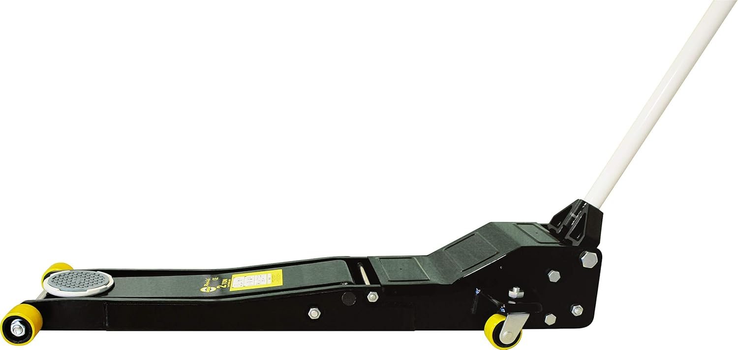 Gato hidráulico Omega Lift Equipment 2902301 perfil bajo 2 toneladas altura mínima 63 mm