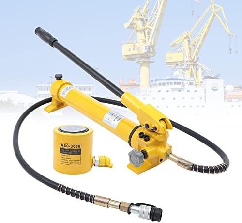 Genérico gato hidráulico 30 toneladas con bomba manual kit dividido