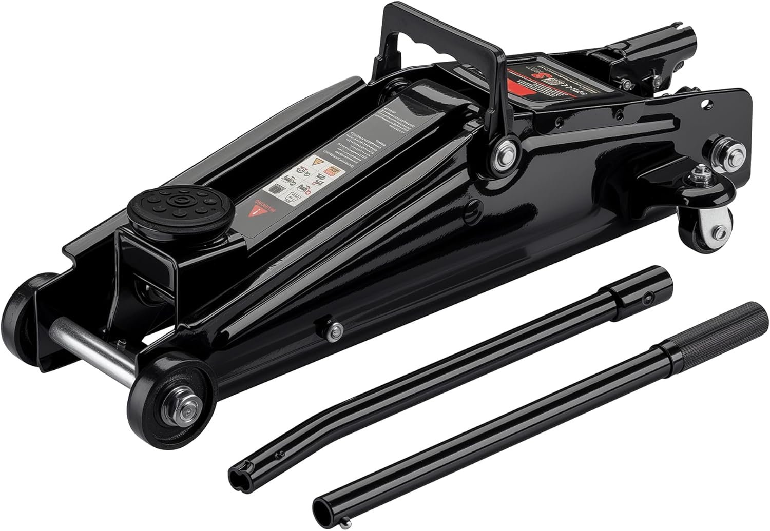 WilTec gato hidráulico móvil 3 toneladas 135-400 mm con bajada lenta