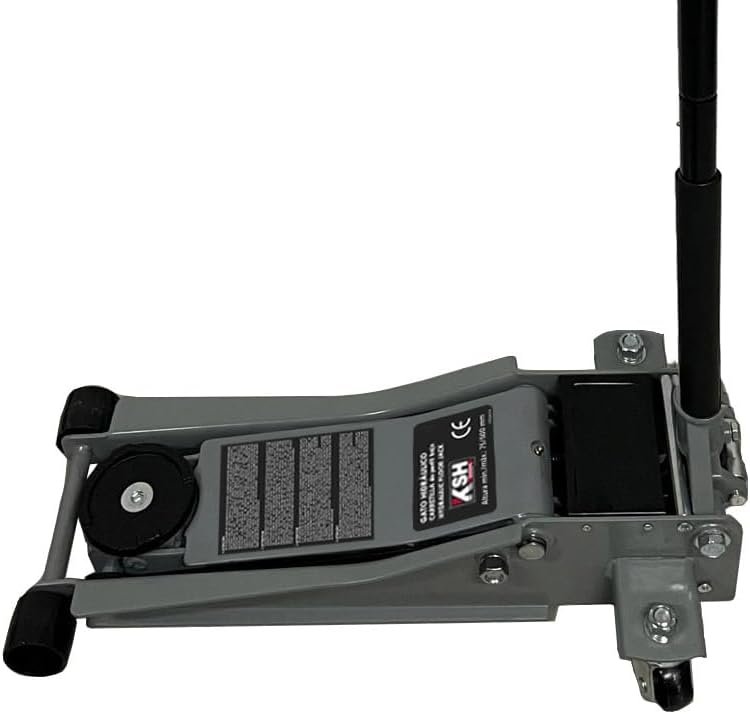 DAMA gato hidráulico rodante 3T perfil bajo 75-505 mm doble pistón