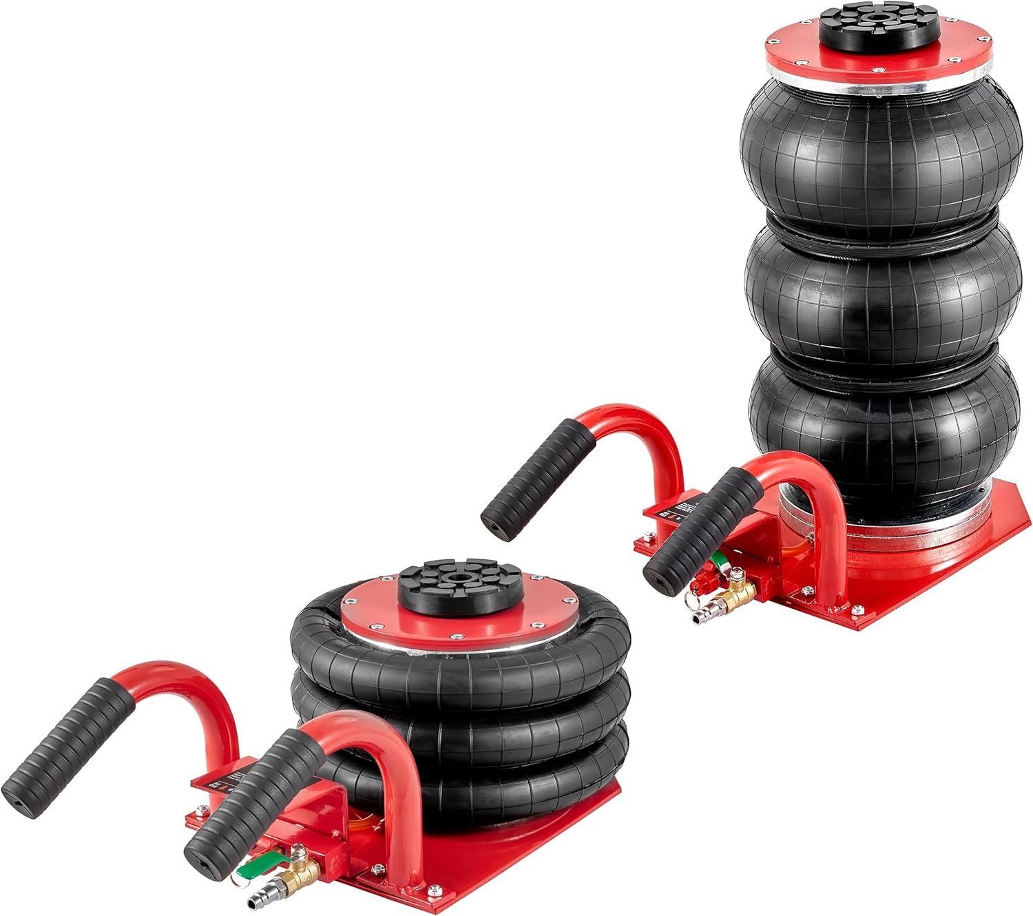 JOMAFA gato neumático 3 toneladas 135-420 mm para coche con asas laterales