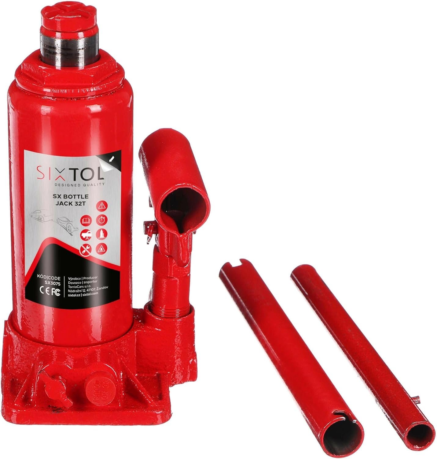 Gato de botella 32 toneladas SIXTOL SX Bottle Jack