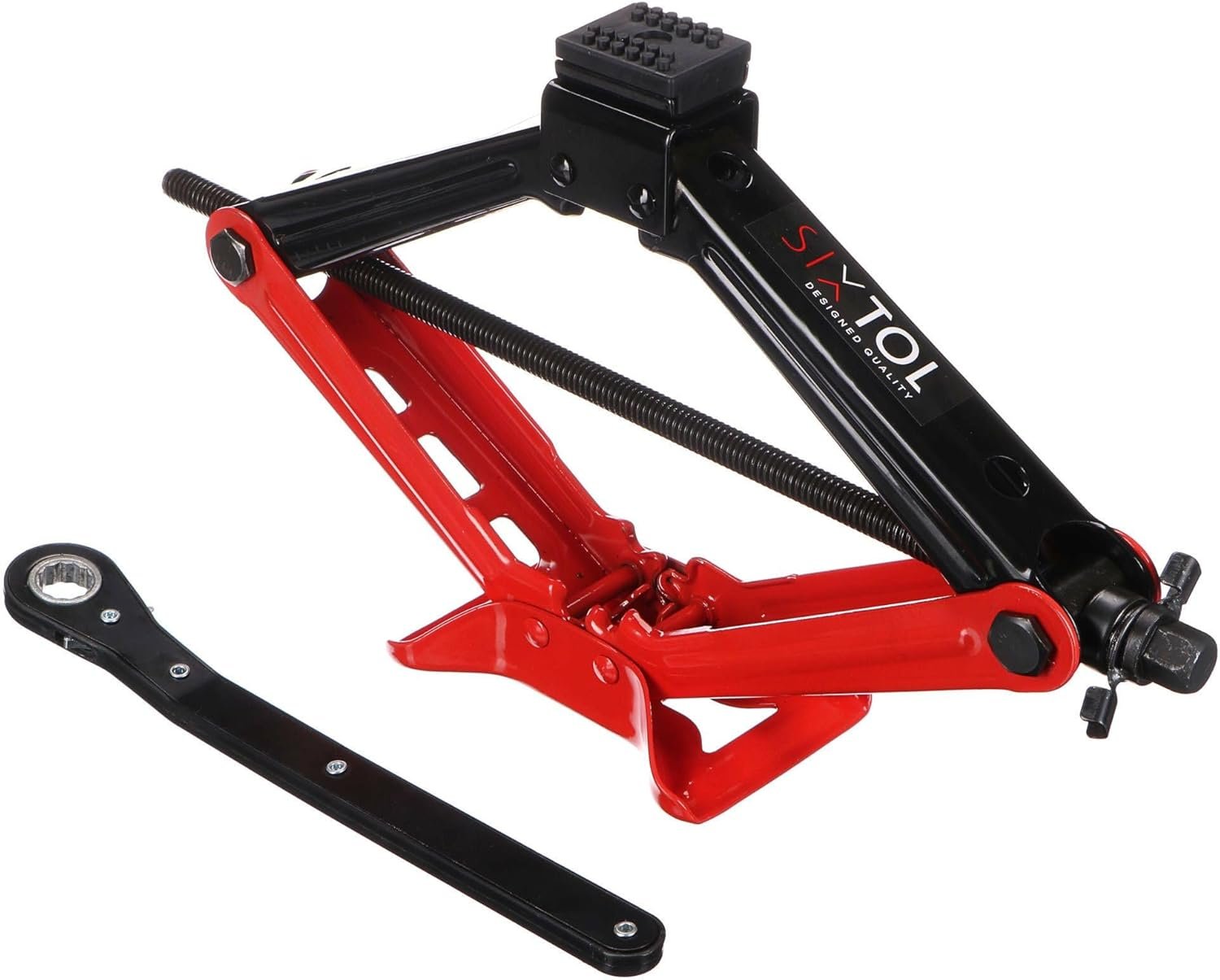 SIXTOL SX Scissor Jack 2T con trinquete 417 mm