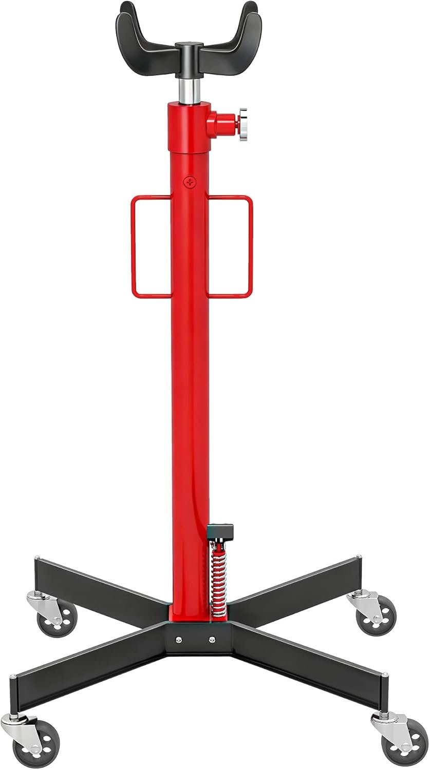 HOMCOM gato hidráulico de foso 500 kg altura regulable 110-191,5 cm