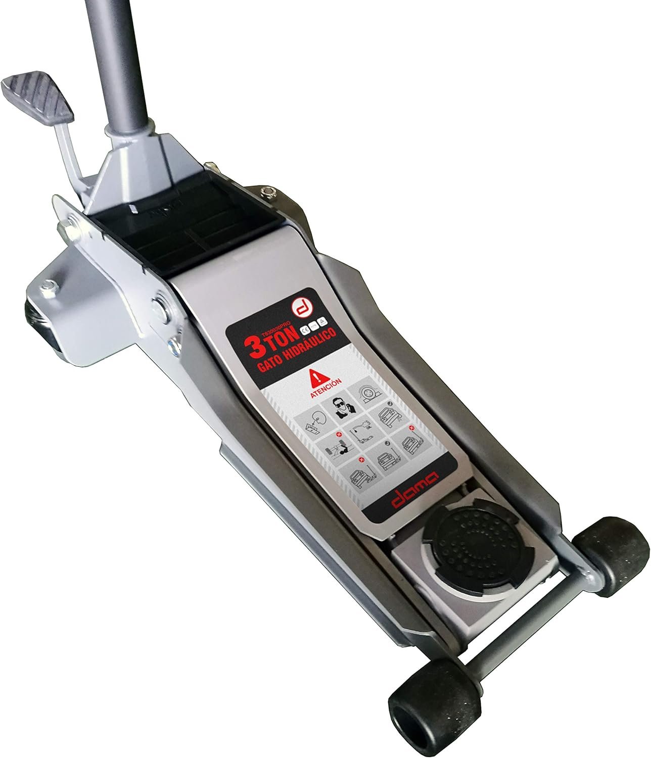 DAMA carretilla 3T 75-505 mm doble bomba con pedal