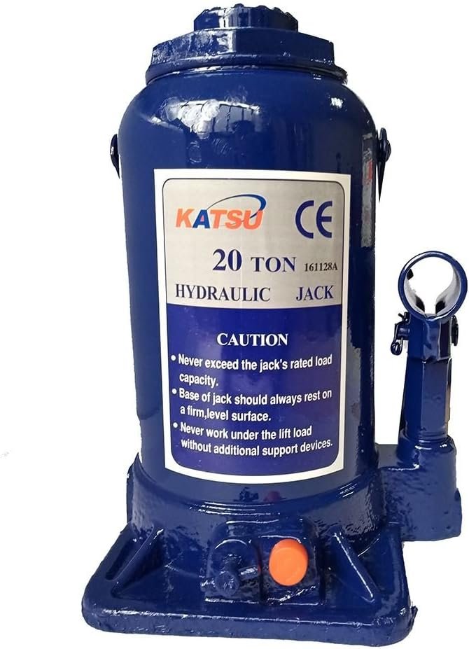 Gato de botella KATSU Tools 20 toneladas, altura mínima 235 mm
