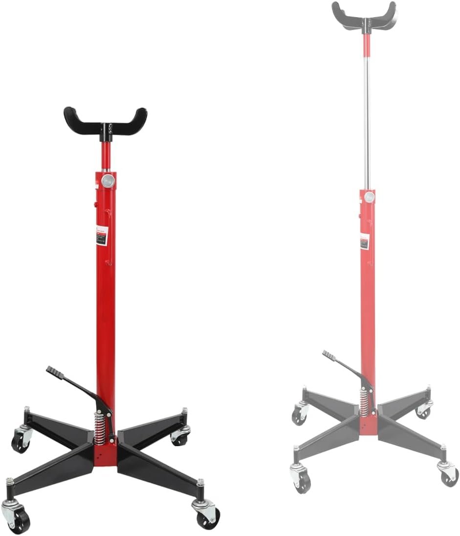 CDZHLTG gato elevador hidráulico de foso 500 kg con pedal 113-186 cm