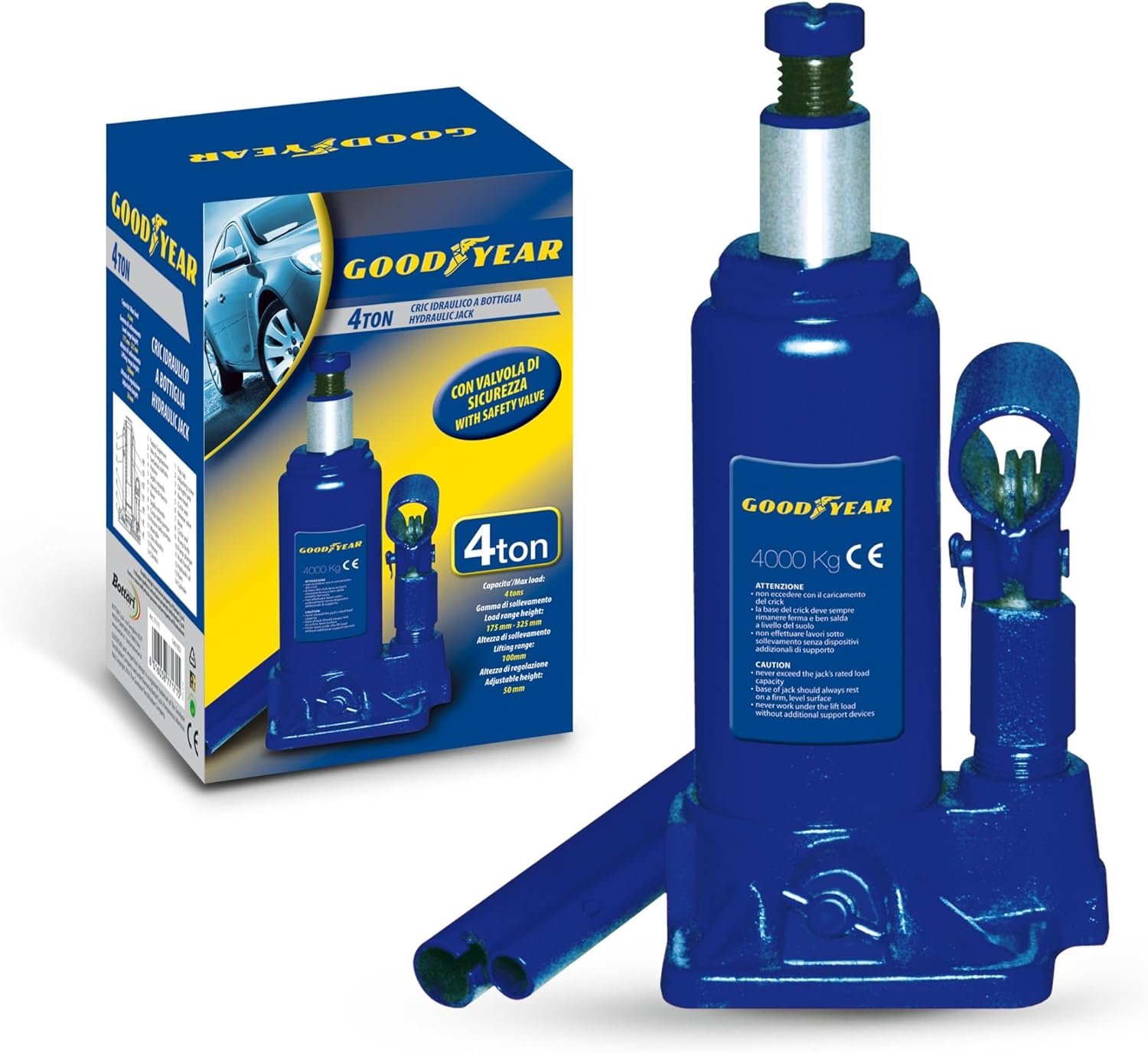 Goodyear 77171 gato hidráulico de botella 4T