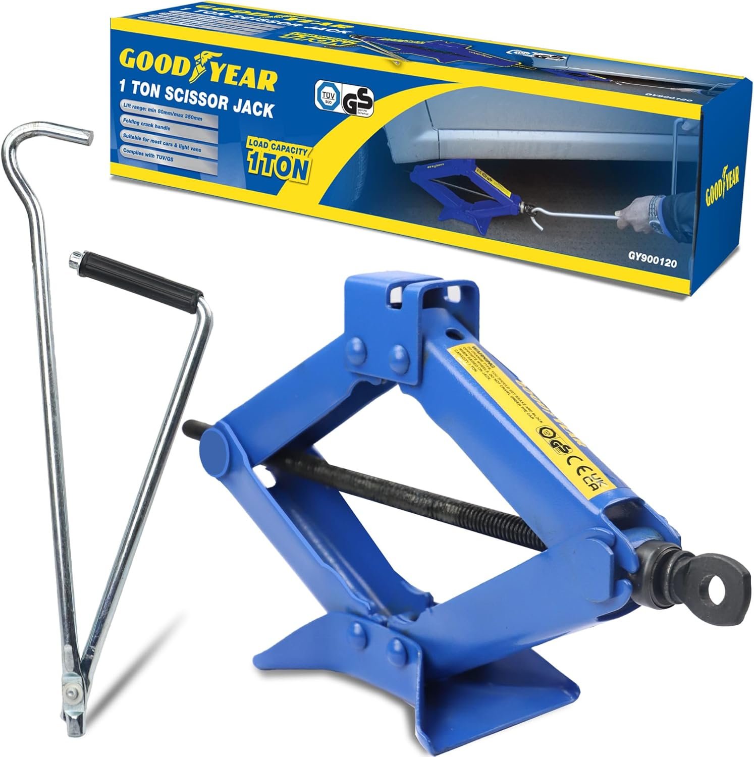 Goodyear gato de tijera profesional 1T 80-350 mm