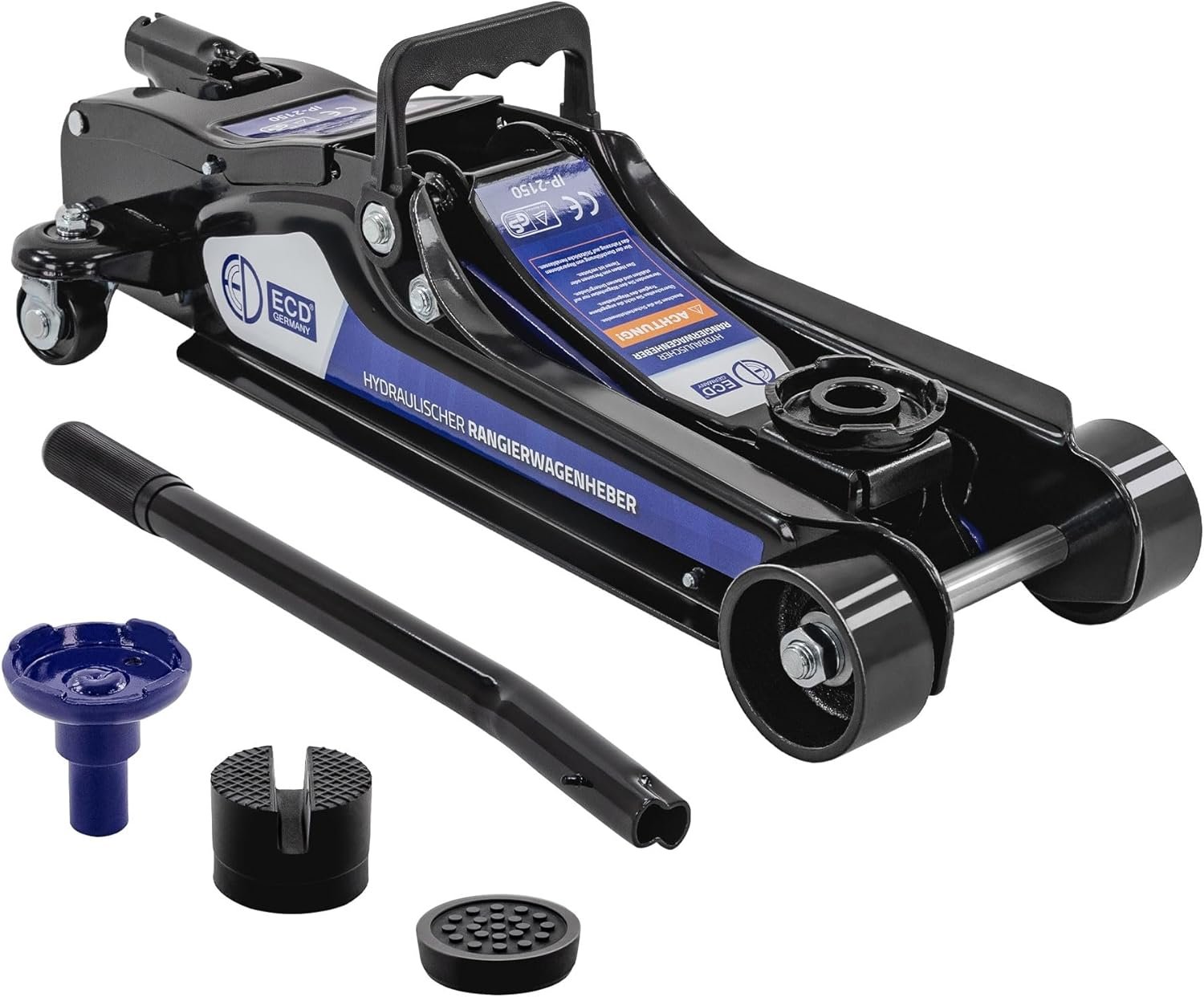 ECD Germany gato hidráulico 2.5T 80-360mm certificado TÜV/GS