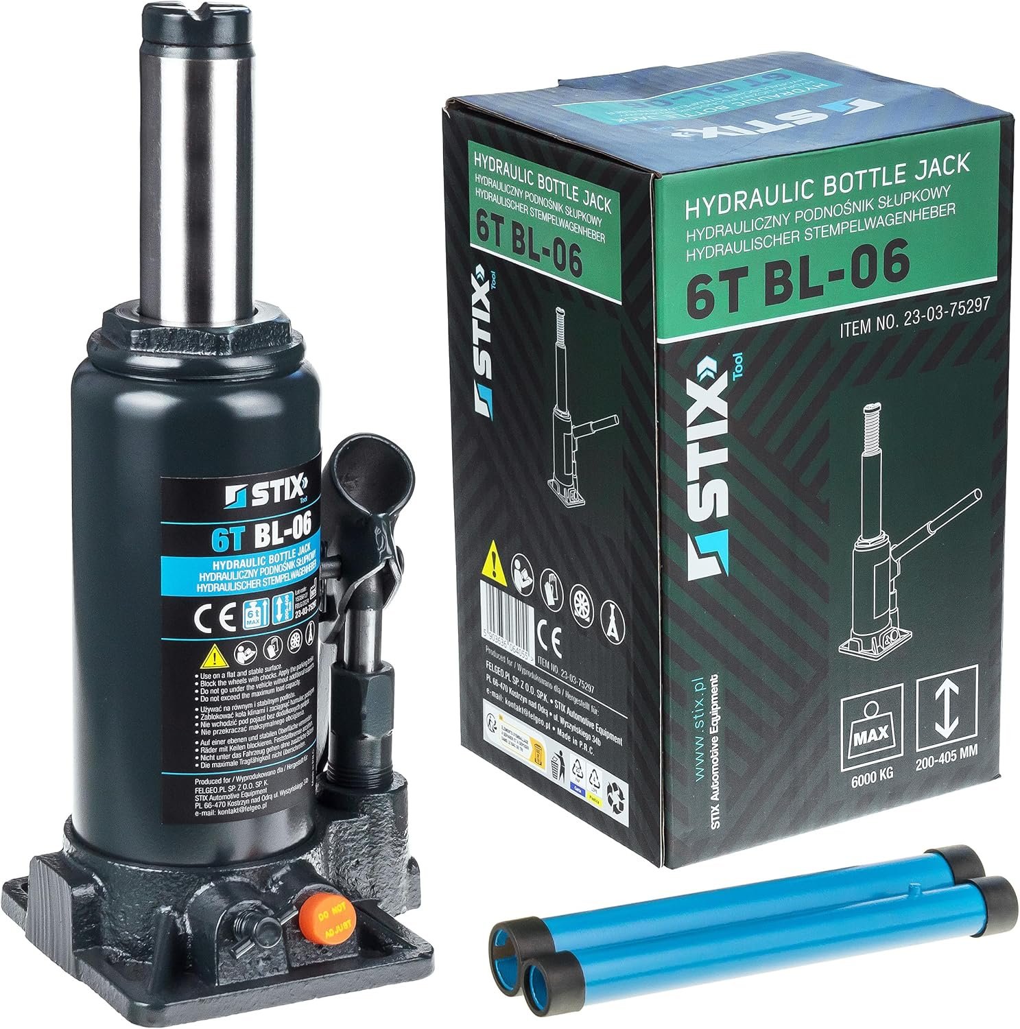 Draper gato hidráulico de botella 6 toneladas con sobrecarga